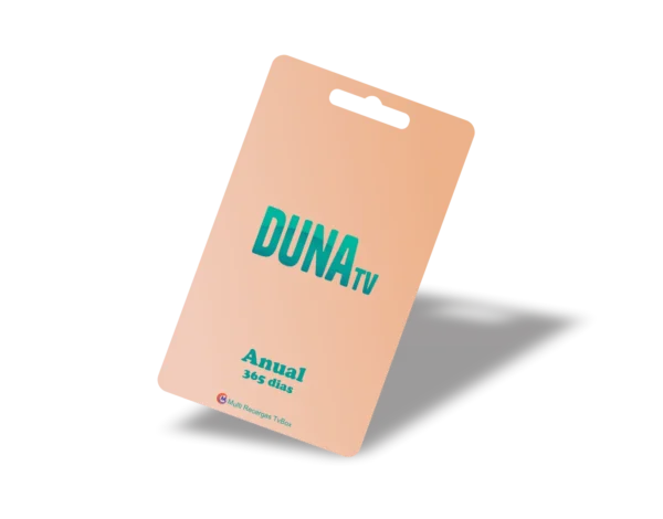 Recarga DunaTV 365 Dias